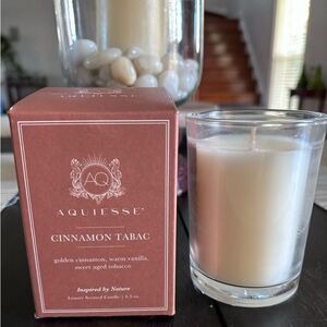 Aquiesse Luxury Scented Candle CINNAMON TABAC- 6.5 oz.